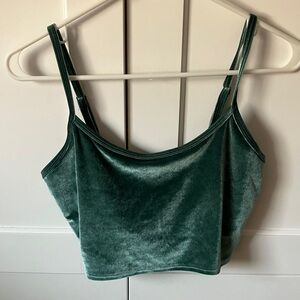 Victoria's Secret Teal Velvet Cami Bra